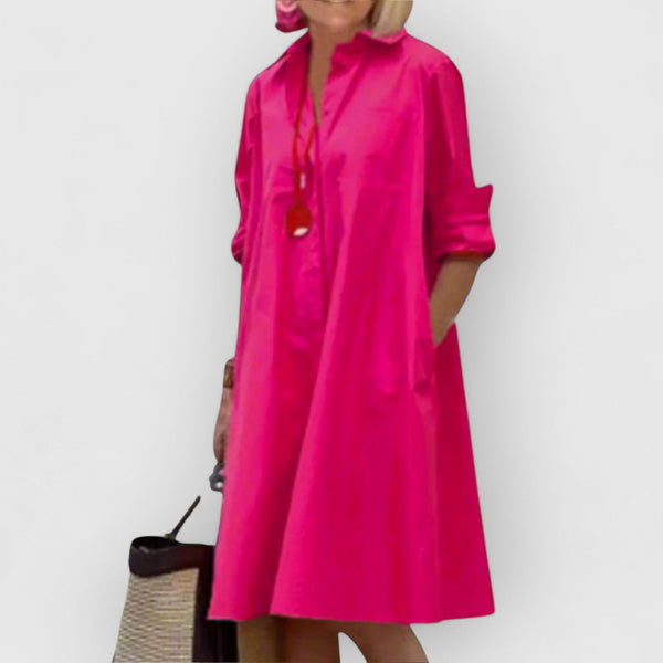 Anna | Vestido rosa elegante
