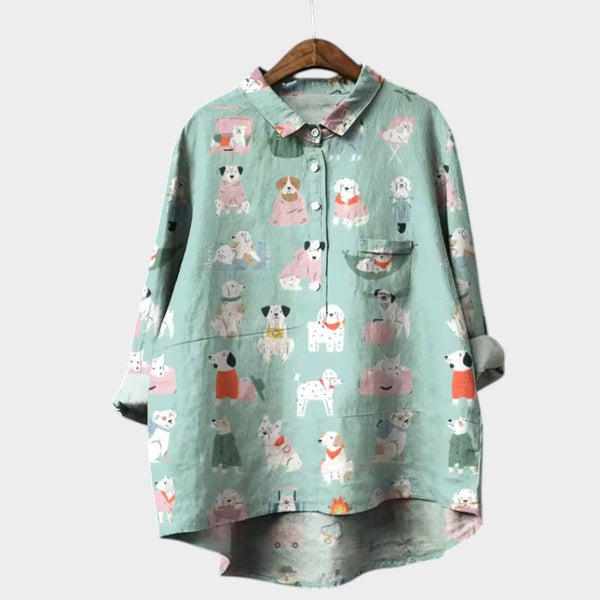 Hortensia | Blusa con estampado