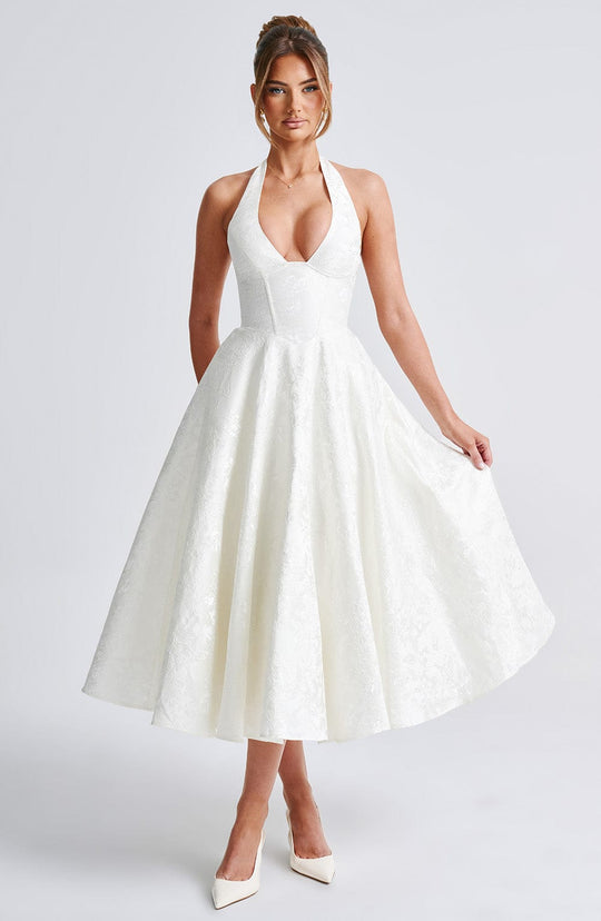 Cecille | Vestido midi romántico