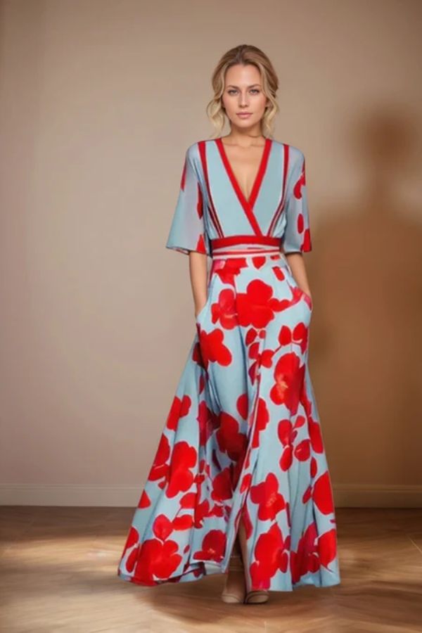 Zaida | Vestido floral clásico