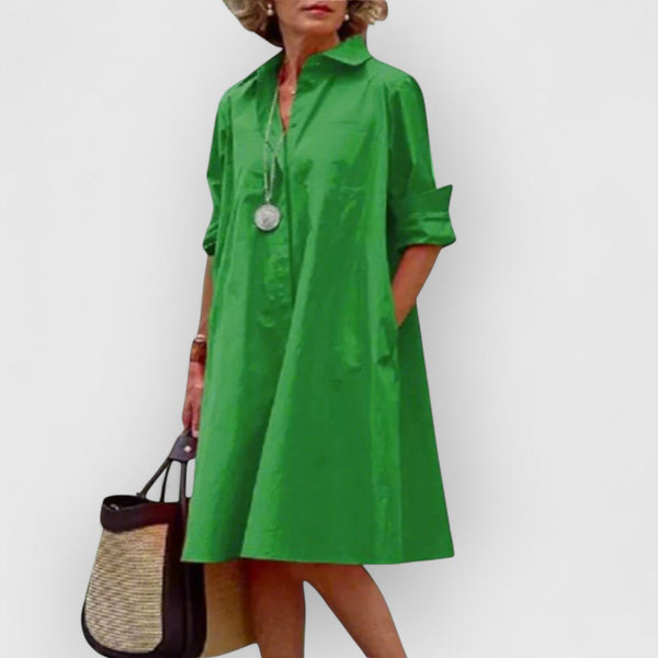 Divina | Vestido midi de lunares