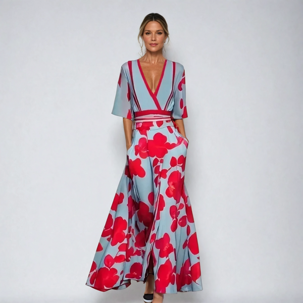 Candela | Bata clásica con estampado floral