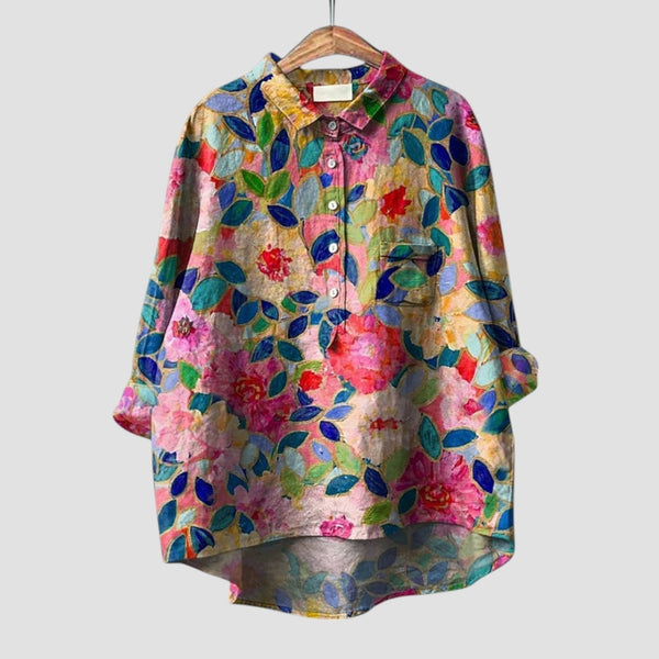 Eulalia | Blusa de flores elegante y cómoda