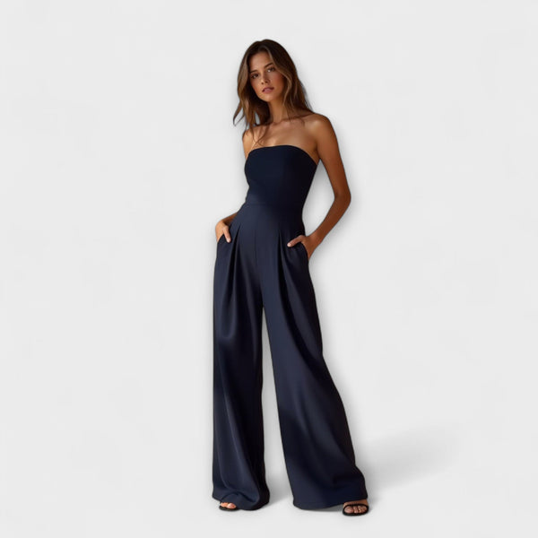 Angela | Elegante mono sin tirantes