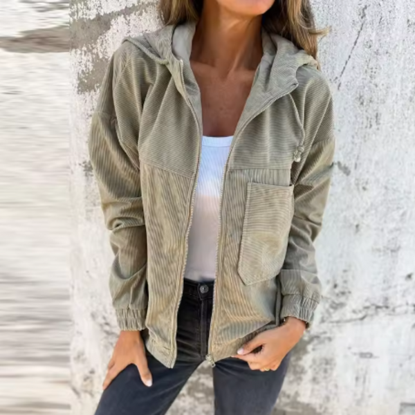 Kriza | Chaleco de moda con cremallera