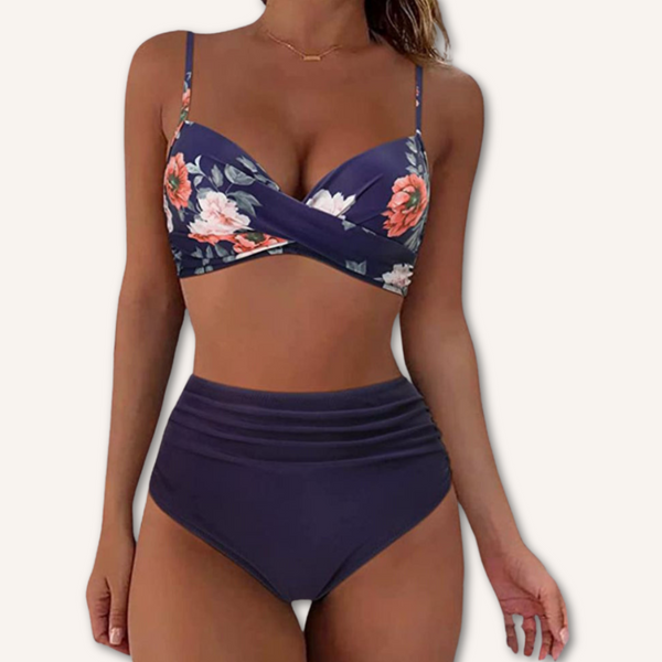 Candela | Elegante bikini de cintura alta