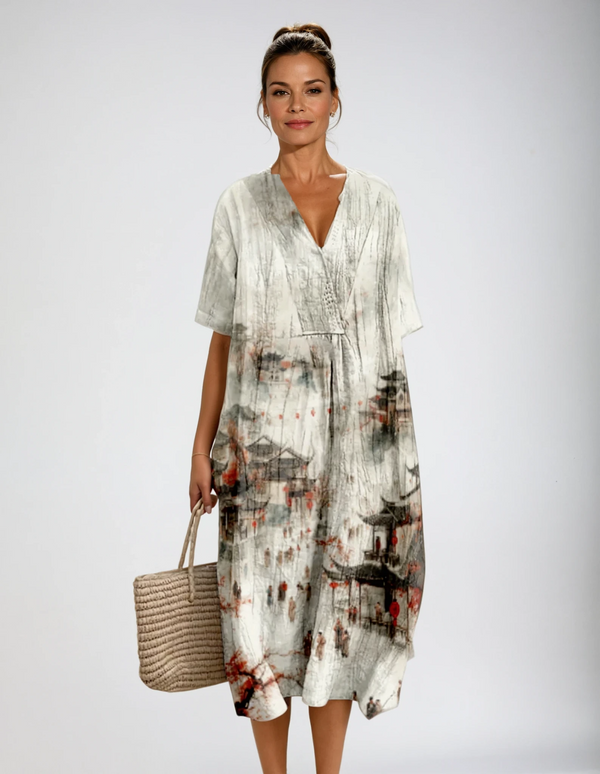 Isabel｜Vestido estampado