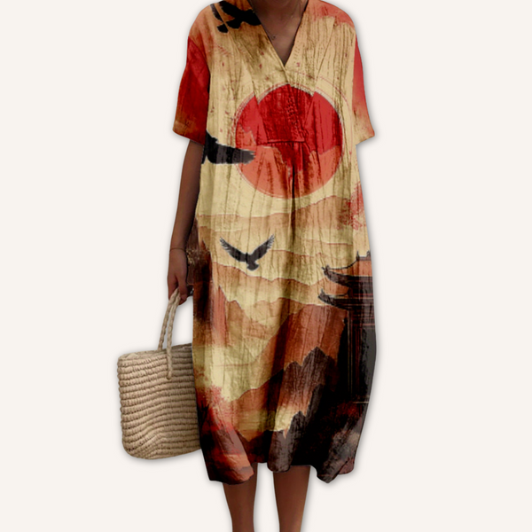 Ayla｜Vestido estampado