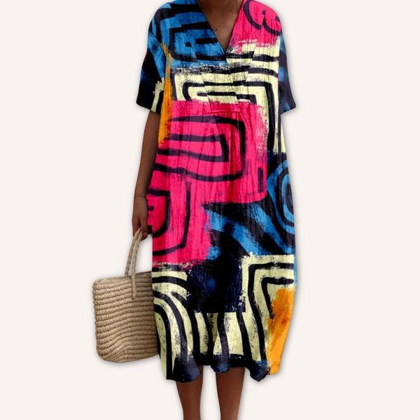 Viviana｜Vestido estampado