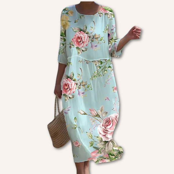 Dafne｜Vestido con estampado floral