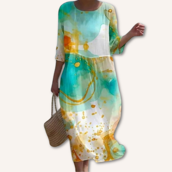 Isabela｜Vestido estampado