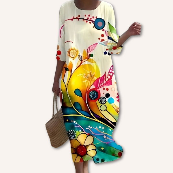 Thais | Vestido con estampado floral