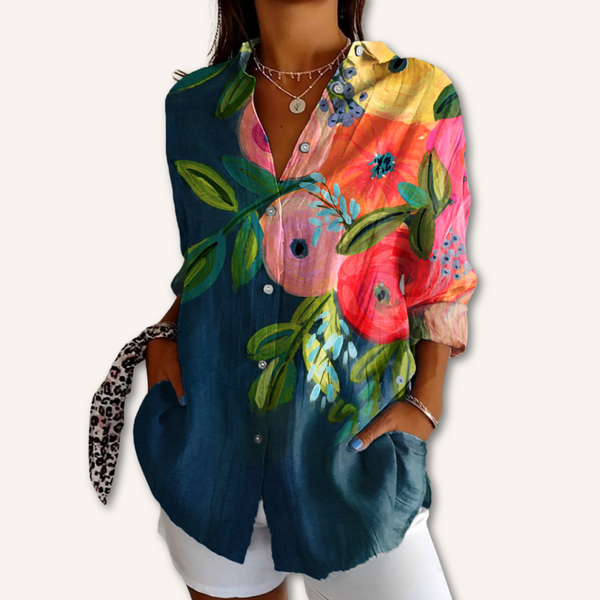 Sara™ | Camisa con estampado floral
