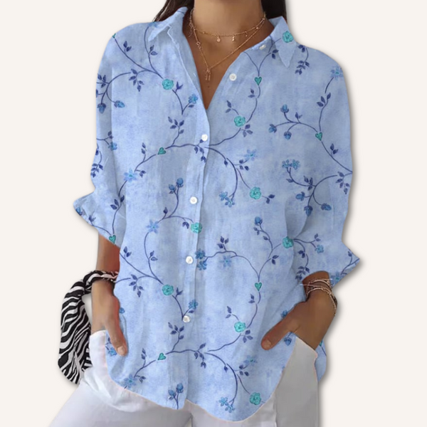 Lucía™ | Camisa con estampado flora