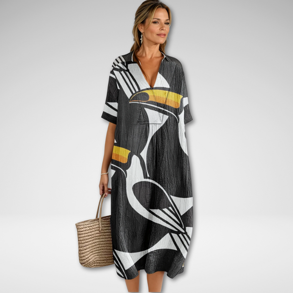 Bianca｜Vestido estampado
