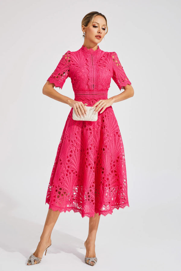 Abigail | Vestido midi con cut-out