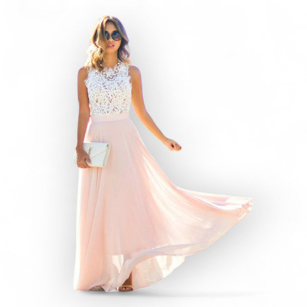 Vezza - Elegante vestido de verano de encaje