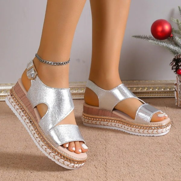 Ana María | Sandalias de plataforma Glamour