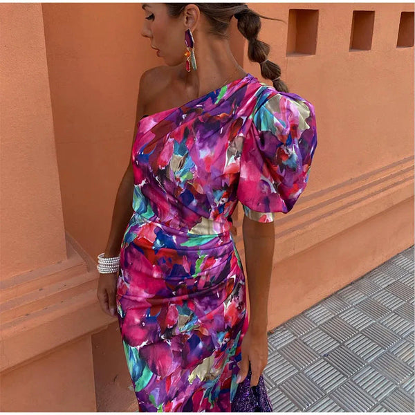 Patricia™ | Vestido con hombros descubiertos