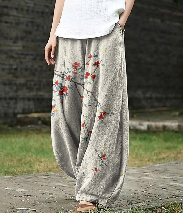 Tiana | Pantalones con estampado floral