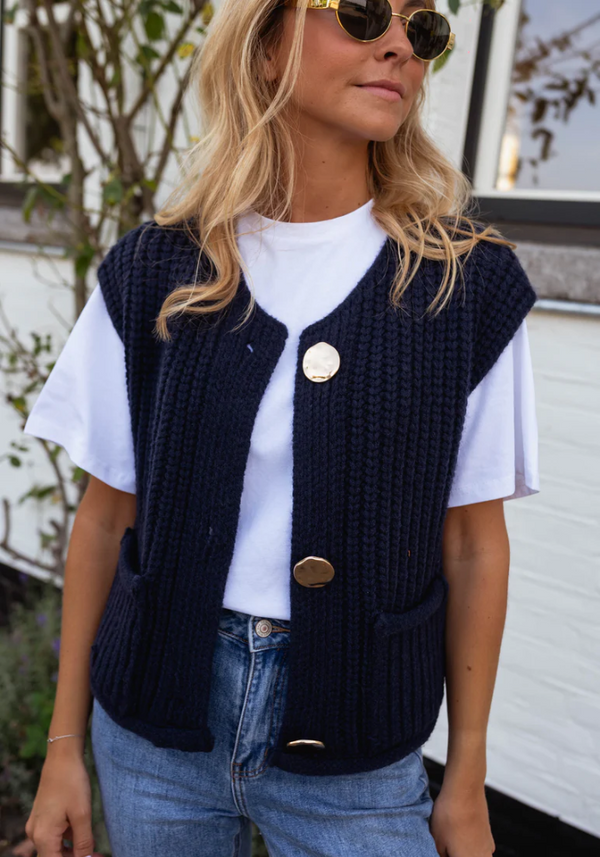 Francy | Chaleco de punto chic