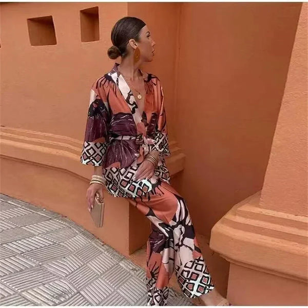 Klaudia | Conjunto Completo Moderno Estampado
