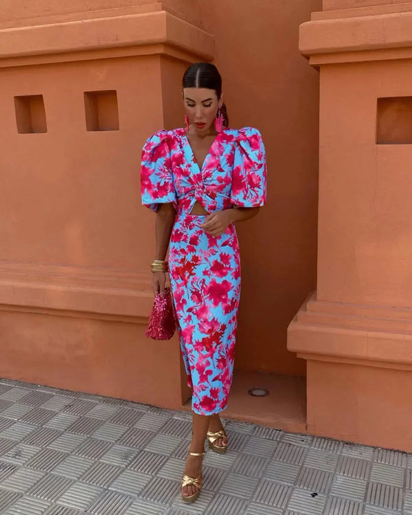 Simona | Vestido estampado