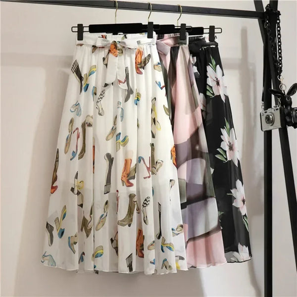 Aurelia | Falda midi con elegancia juguetona