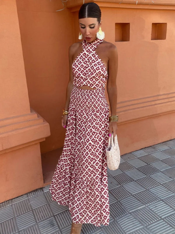 Julia™ |  Elegante vestido midi con hombros al descubierto