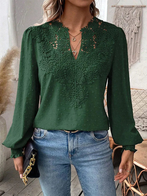 Charlene | Blusa elegante con detalles decorativos