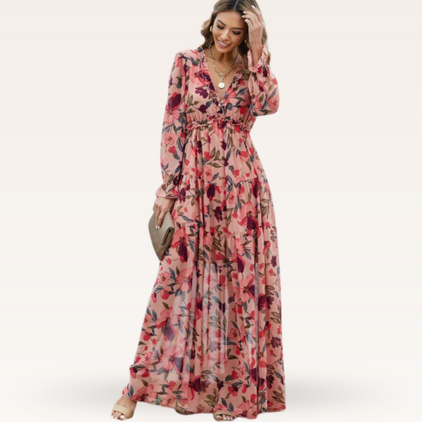 Umayra | Elegante maxivestido floral