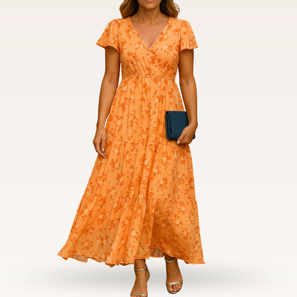 Brisia | Elegante vestido maxi floral