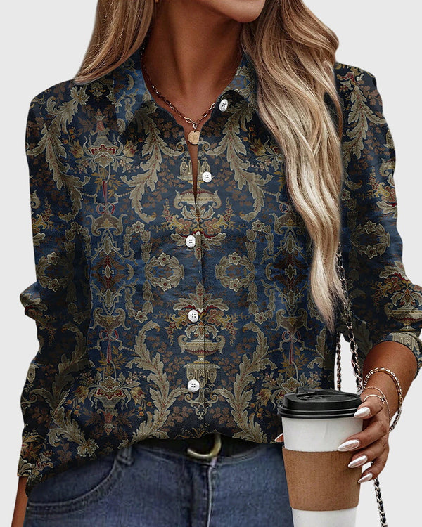 Paulina | Blusa holgada de manga larga