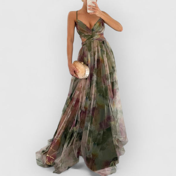 Anisaura | Maxi vestido con estampado floral