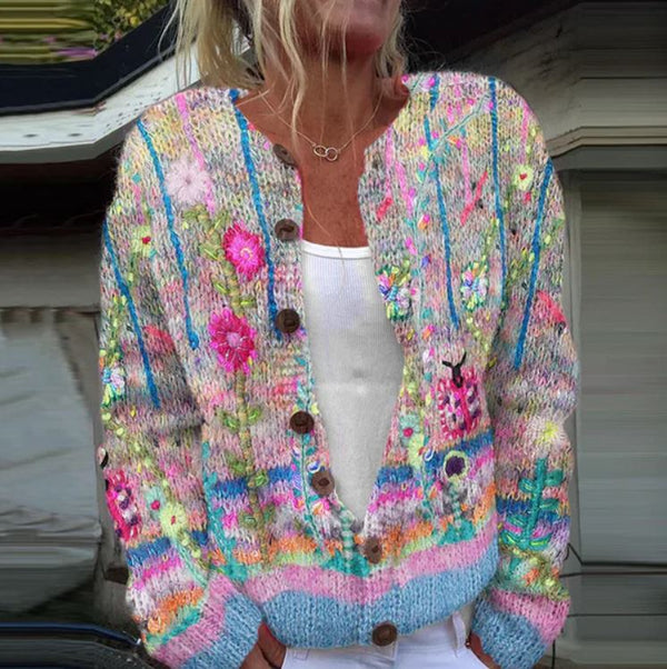 Sanne | Chal elegante con estampado floral