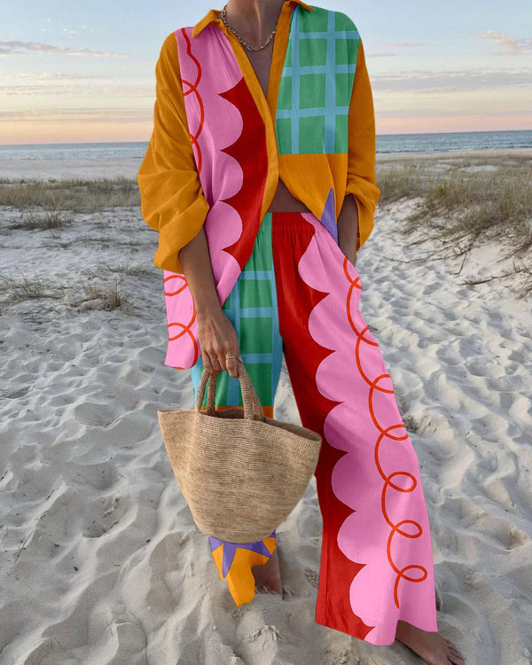 Arianna™ | Conjunto Estampado Multicolor