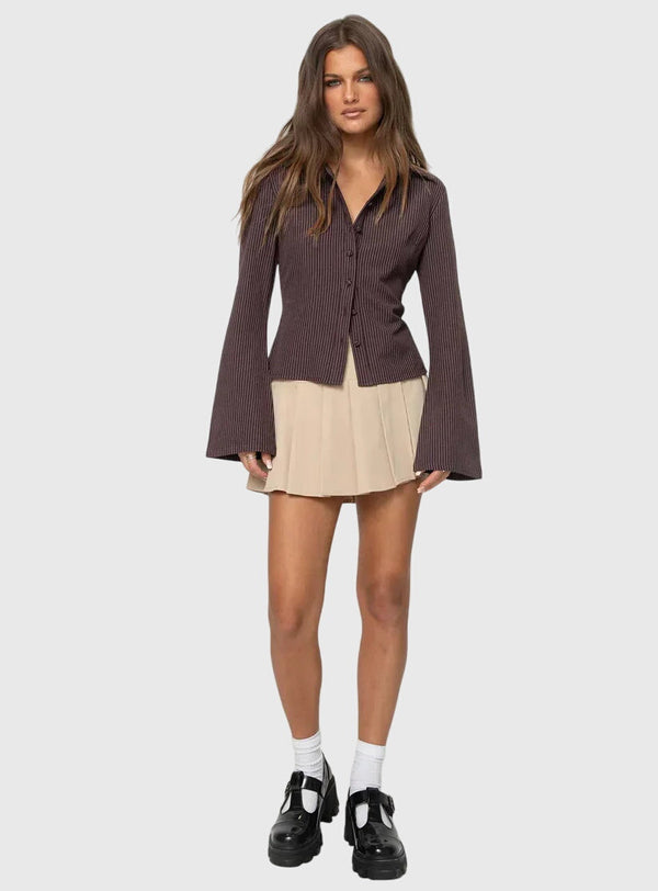 Maita | Blusa con botones de estilo retro