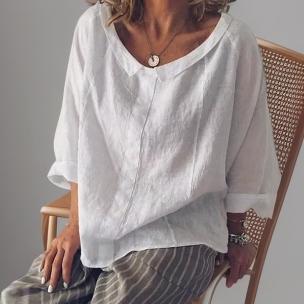 Xiara | Blusa holgada de manga larga