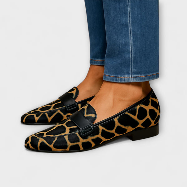 Lourdes - Sandalia de leopardo