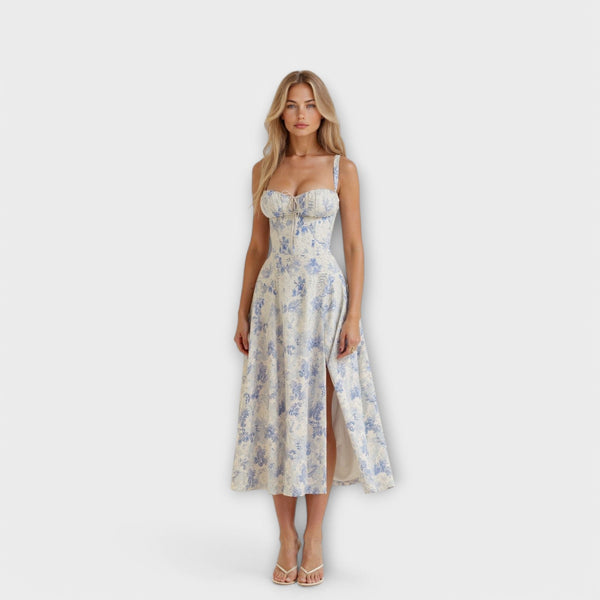 Kiana -Vestido midi con corsé