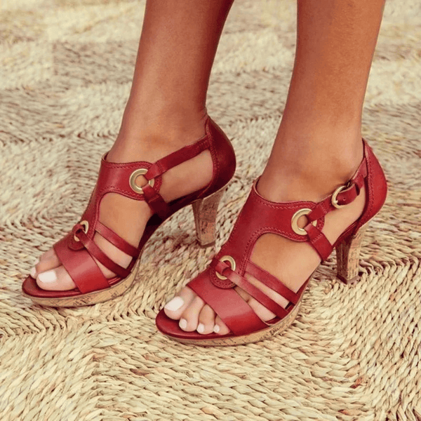 Natalia | Sandalias de tacón cómodas